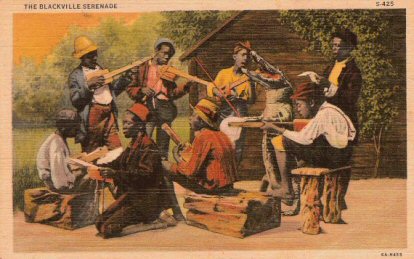 Blackville Serenade Real Picture Postcard